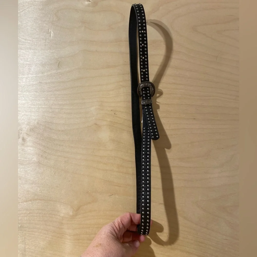 Black Studded Belt size Large (PB)